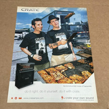 FLOGGING MOLLY - SCHMIDT & HENSLEY - CRATE AMPS - 2003 Print Advertisement picture