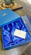 Swarovski Crystal Champagne Flutes Set of 2 with Box and Card picture