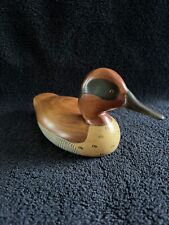 Jim Harkness wood decoy hand carved 