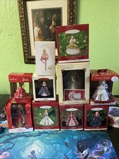 Hallmark Keepsake Barbie Collector’s Series Christmas Ornaments Lot of 10 picture