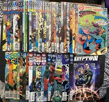 50 Superman Comic Book Lot BAGGED-BOARDED - Vintage 70s, 90s Adventures Of, #500 picture