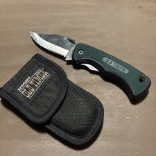 OLD TIMER 3.5” Pocket Knife Schrade 470T Made USA + Case Very Good Condition picture