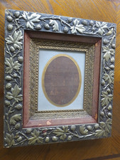 Aesthetic Movement, circa 1885-1895, wood and composition gesso, original fabric picture