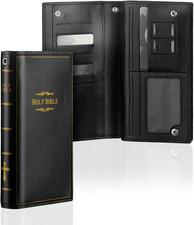 Christian Wallet with Holy Bible Design - Perfect Gift for Pastors picture