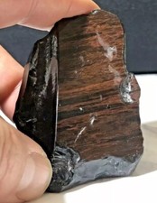 Natural Rough Gold Sheen Obsidian w/Snowflakes Utah Raw Healing Specimen 3” picture