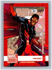 2020-21 Upper Deck Marvel Annual #13 Falcon - Tier 2 Variant SP Parallel picture