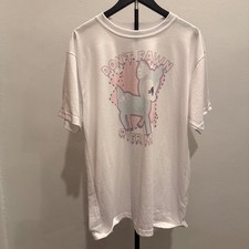 Cute Pastel Don't Fawn Over Me Deer T-Shirt Cream Kawaii Coquette Large picture