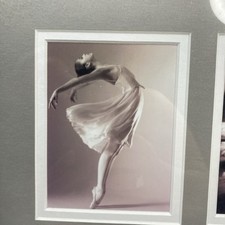 Ballet Photos Custom Framed Gallery Ballerina Dance Tutu Point Shoes Black White picture
