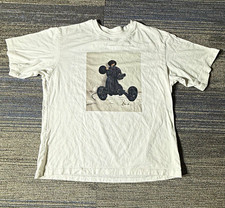 UNIQLO Disney Mickey Mouse Graphic T-Shirt White Adult Unisex XL picture