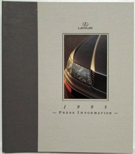 1995 Lexus Full Line Press Kit - LS400 GS300 SC400 SC300 ES300 picture