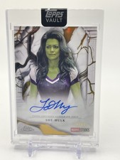 Topps Marvel Vault 2026 Tatiana Maslany She-Hulk Immortal Autograph Card 46/50 picture