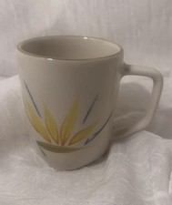 Vtg Winfield Handcrafted  Hand Painted Porcelain Bird Of Paradise Mug Coffee Tea picture