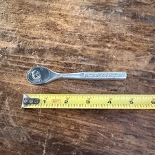 Vintage PLOMB PLVMB 4749 1/4” Drive Ratchet Pebble Finish (1945-1948) picture