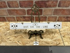 Signs original porcelain Edison electric advertising gas oil vintage warning picture