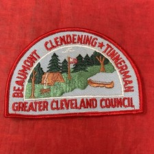 1960s Beaumont Clendening Tinnerman Cleveland BSA Boy Shoulder Patch UNSEWN picture