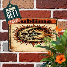 Retro California Ska Rock Tin Sign Vintage Sunset Music Lounge Metal Plaque picture