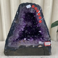 17.4LB Natural Amethyst Cathedral English Cluster Crystal Specimen Healing picture