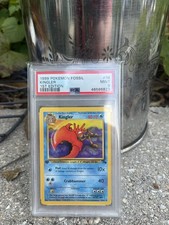 Pokémon Nintendo 1999 Fossil Kingler 1st Edition #38/62 PSA 9 English picture