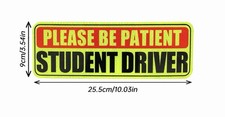 Student Driver Magnet for Car 2pcs, Safety Warning, Be Patient, New picture