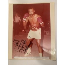 Flame Eddie Mustapha Muhammad - Signed Vintage Boxing - picture