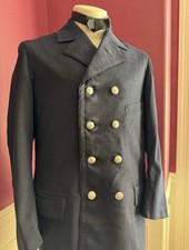 Circa 1910s Spokane, WA Fireman’s Coat Early Special Order Union Tag 42 Chest picture