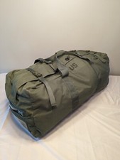 Improved Duffel Bag Green Good US Military Zipper Deployment Flight Travel USGI picture