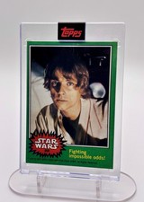 1977 Topps Star Wars #258 - Fighting impossible odds / Luke Skywalker picture