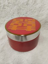 Vintage Shanghai Tang Double Happiness Enamel Trinket Box Red Green Original Box picture
