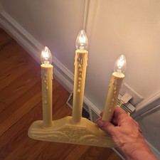 9 sets of Vintage 3 Light Electric Window Candles Christmas, all work  picture