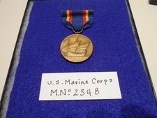 U.S. Marine Corps ~ YANGSTE SERVICE MEDAL ~ Edge numbered ~ U.S. Mint bronze picture