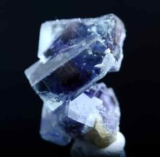 4.7g Natural Rectangle Purple FLUORITE Mineral Specimen/Inner Mongolia China picture