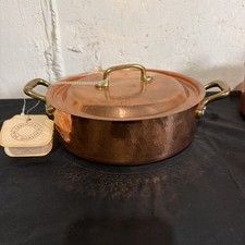 RUFFONI HISTORIA LIMITED EDITION Hammered Copper Lid , brass Handles  picture