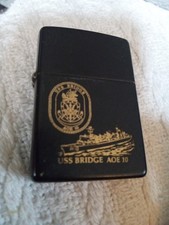 Zippo Lighter USS BRIDGE AOE 10 picture