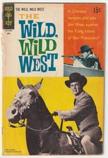 Wild, Wild West #5 Gold Key 1969 Western TV Tie-in Good picture