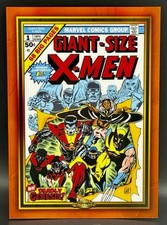 2024 TOPPS CHROME MARVEL GIANT-SIZE X-MEN 50TH #1 ORANGE REFRACTOR /25 #MGG4 picture