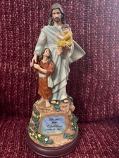 New Thomas Kinkade “Let the little children come to me” illuminating Jesus picture