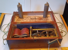 NERVOUS THERAPY QUACKERY 1854 patented DAVIS & KIDDER MAGNETO ELECTRIC MACHINE picture