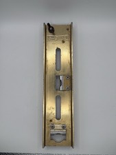 Vintage M&D Squarevel Adjustable Woodworking Layout Square Brass Steel Tool picture