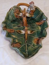 VTG Lg Pottery Dragonfly Ashtray picture