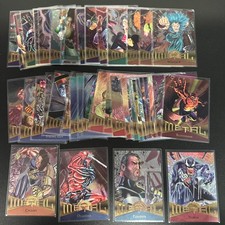 1995 Fleer Marvel Metal Lot Of 50 Cards Deadpool Venom Wolverine Cyclopes picture