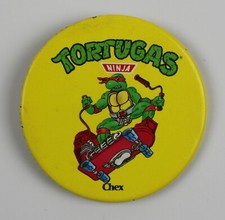 1990 TMNT MICHELANGELO Button 2.25