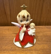 Holt Howard Geo Z Lefton Naughty Angel Sister w/Doll Bell ca 1956 HH 80112 picture