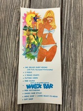 Vintage 1979 Castaways Miami Beach Resort Brochure Featuring Wreck Bar & Ameniti picture
