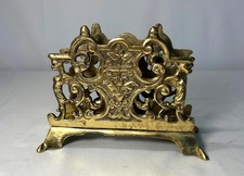 Vintage Solid Brass Letter Rack – Victorian Style by Brass & Chatt Im. Inc. picture