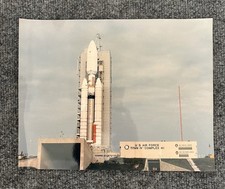 US Air Force Titan IV Missile VTG Press Photo 8x20 USAF Memorabilia picture