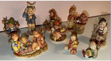 9 Goebel Hummel Porcelain Figurines, Germany & West Germany picture