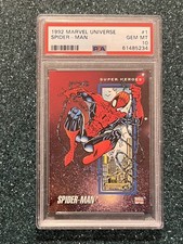 1992 Impel Marvel Universe Spider-Man #1 PSA 10 GEM MINT picture