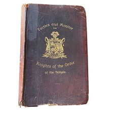 Rare VTG 1897 Tactics and Monitor Templar Handbook California by Sumner picture