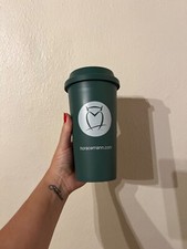 Horace Mann 16 oz olive eco plastic tumbler picture