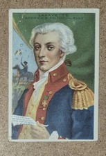 1911-12 Royal Bengals T68 Men Heroes History Marquis de Lafayette Revolutionary picture